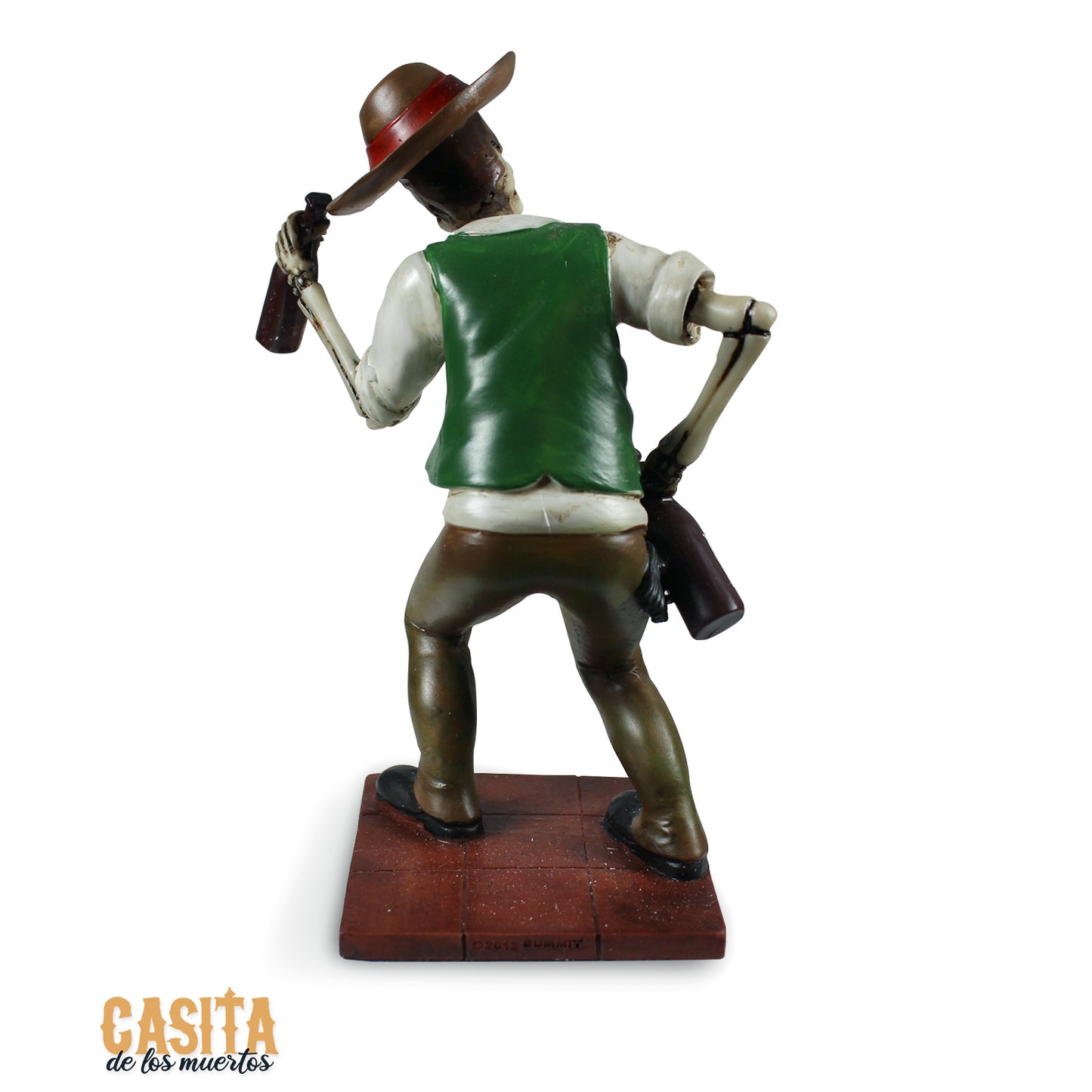 Dia De Los Muertos El Boracho Statue, Loteria Figurine