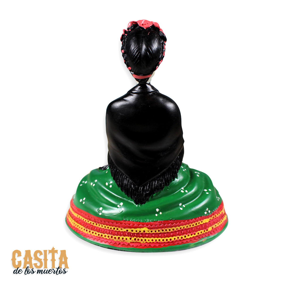 Frida Figurine Dia De Los Muertos Decor Skeleton Lady by Casita De Los Muertos