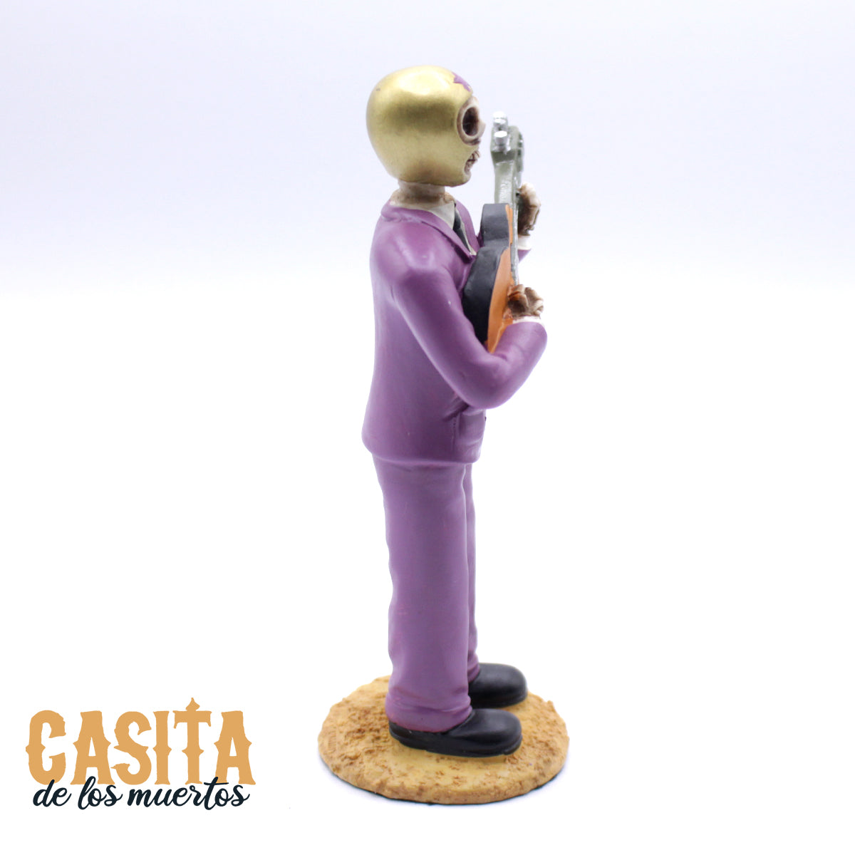 Dia De Los Muertos Figurine Lucha Skeleton Ramses Calavera Statue by Casita De Los Muertos