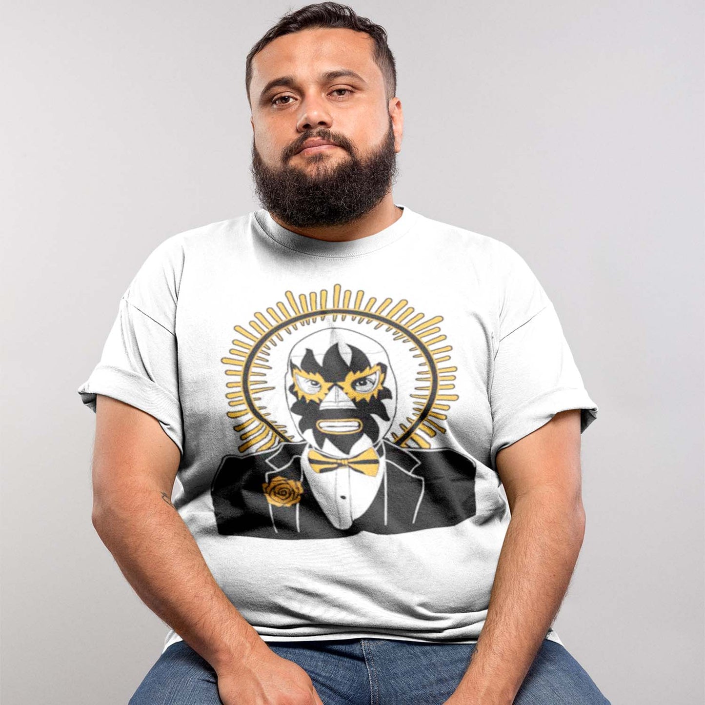 El Santo Luchador T Shirt Official Mexican Wrestler Lucha Libre Shirt