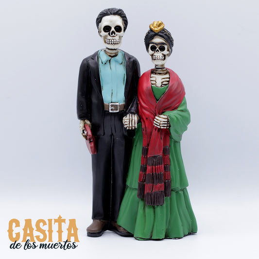 Frida & Diego Figurine, Dia De Los Figurine, Calavera Inspired Statue by Casita De Los Muertos
